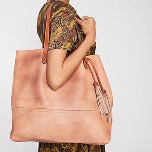 Free People All Day Faux Leather Tote